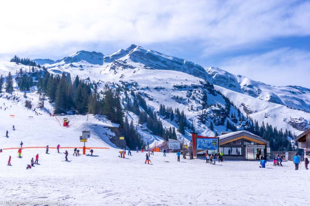 France, Morzine, Snowy Slopes