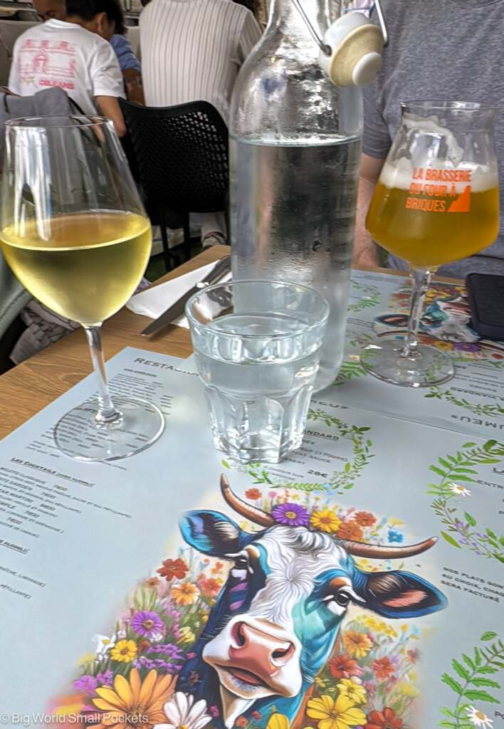 France, Orleans, Restaurant Menu