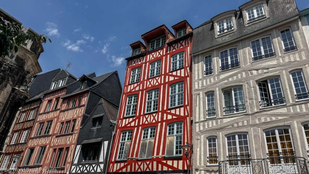 France, Rouen, Medieval Buildings