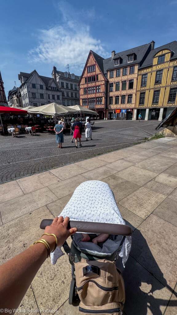 France, Rouen, Pushchair