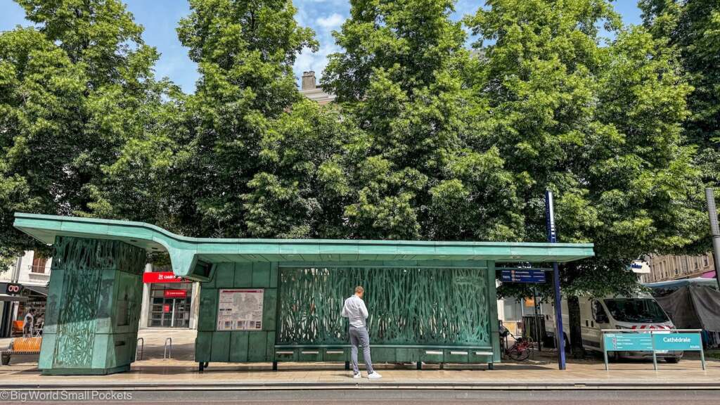 France, Rouen, Tram Stop