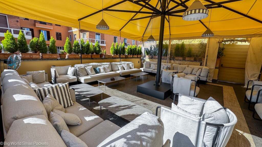Italy, Rome, Hotel Terrace