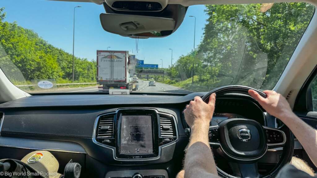LeShuttle, Driving to Channel Tunnel