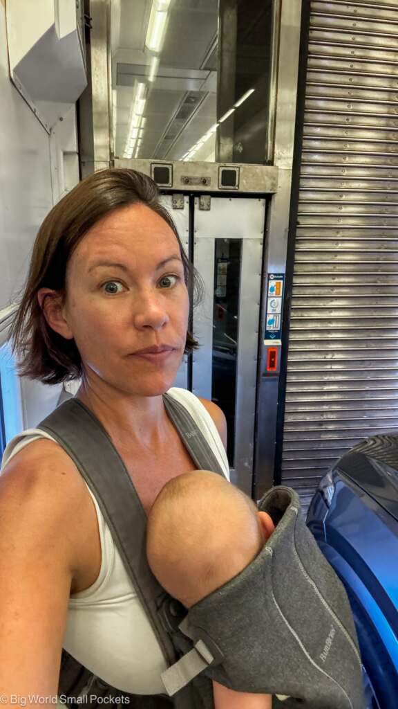 LeShuttle, In Train