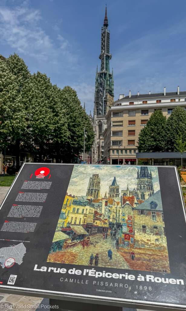 Rouen, Cathedral View, Artist Board