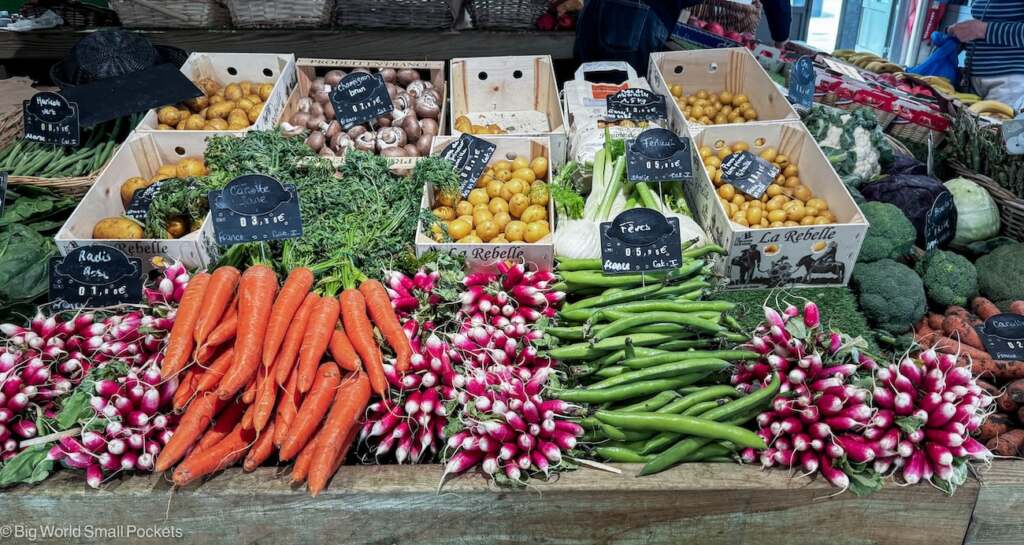 France, Ile de Re, Vegetables at Market