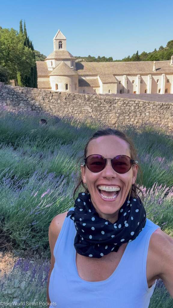 France, Sénanque Abbey, Me with Lavender