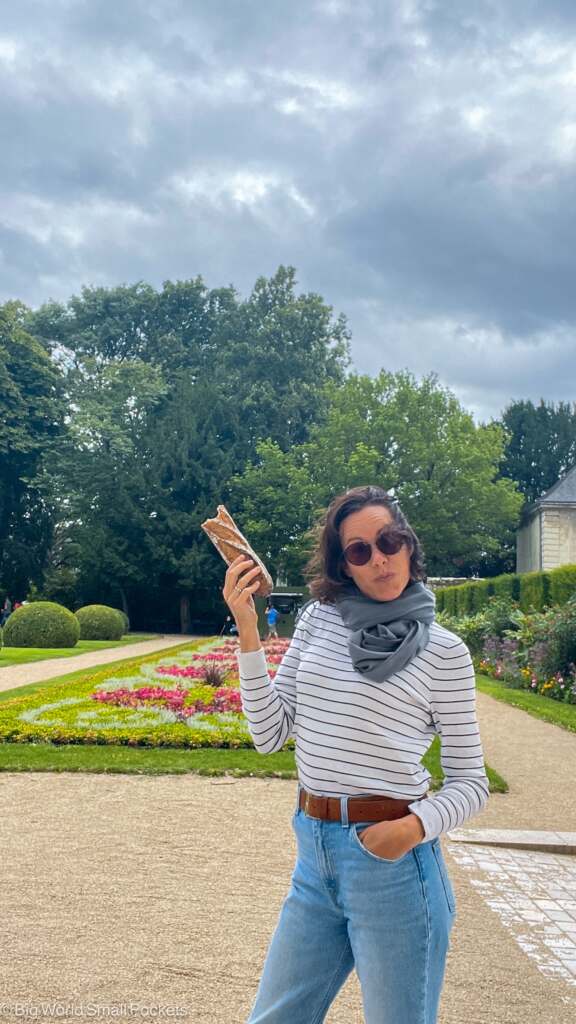 France, Tours, Me with Baguette
