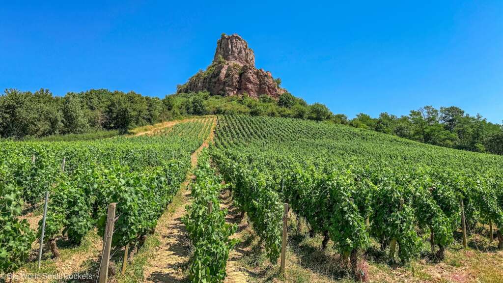 France, Burgundy Region, Rock of Solutré