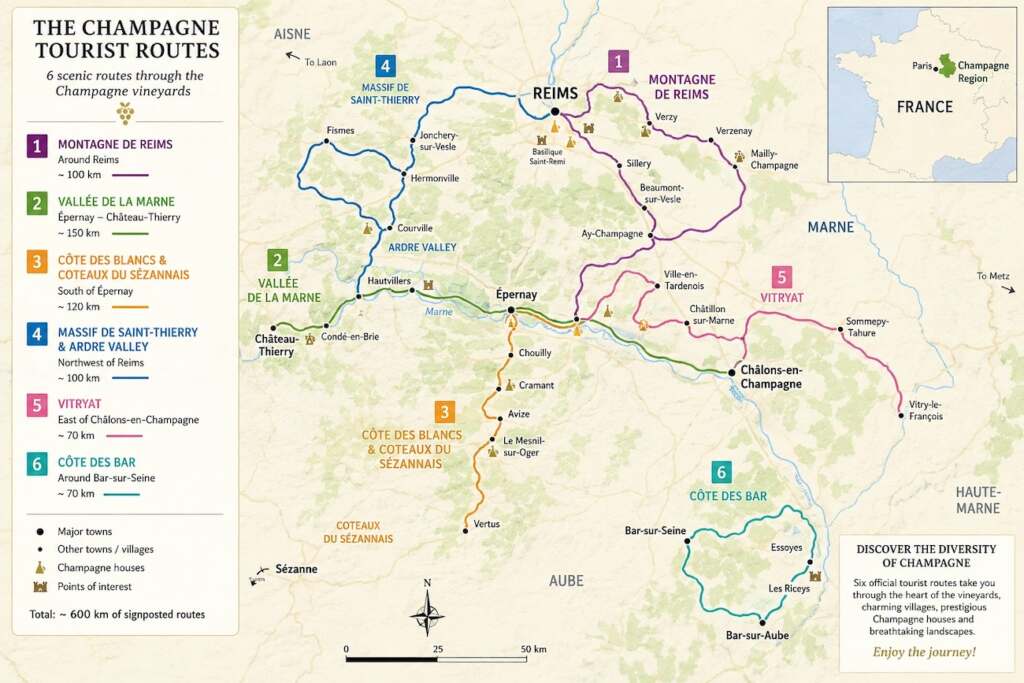 France, Champagne Region, Champagne Routes