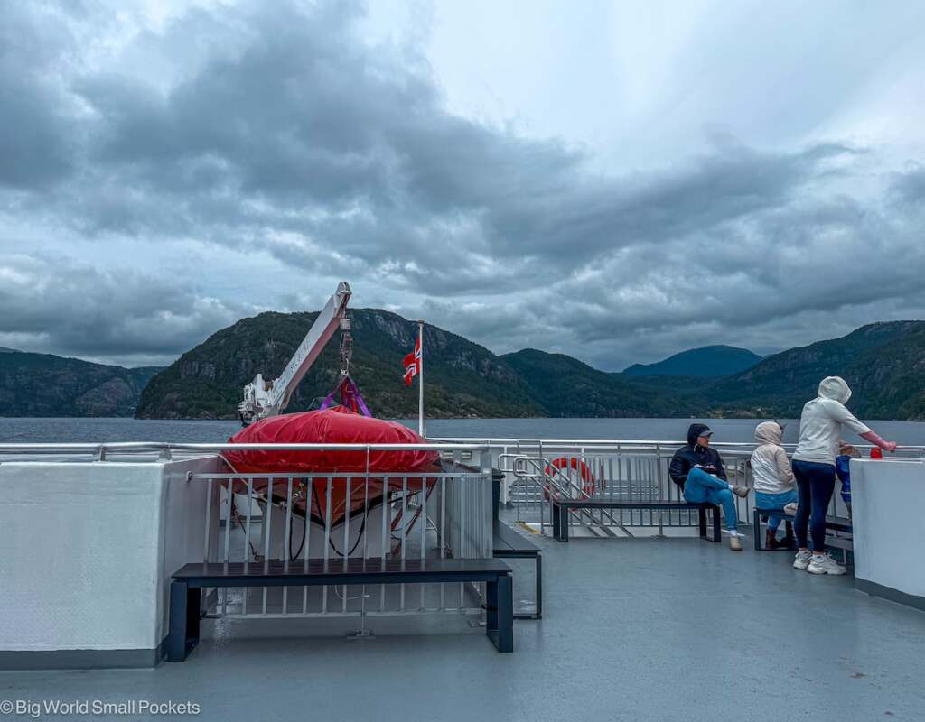 Norway, Bergen, Boat Deck