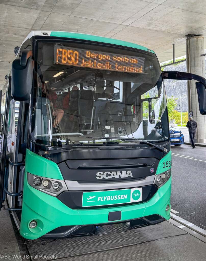 Norway, Bergen, Flybussen