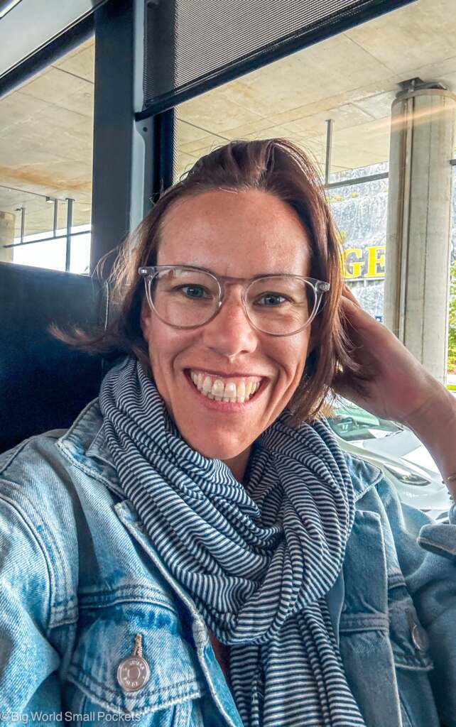 Norway, Bergen, Me on Flybussen