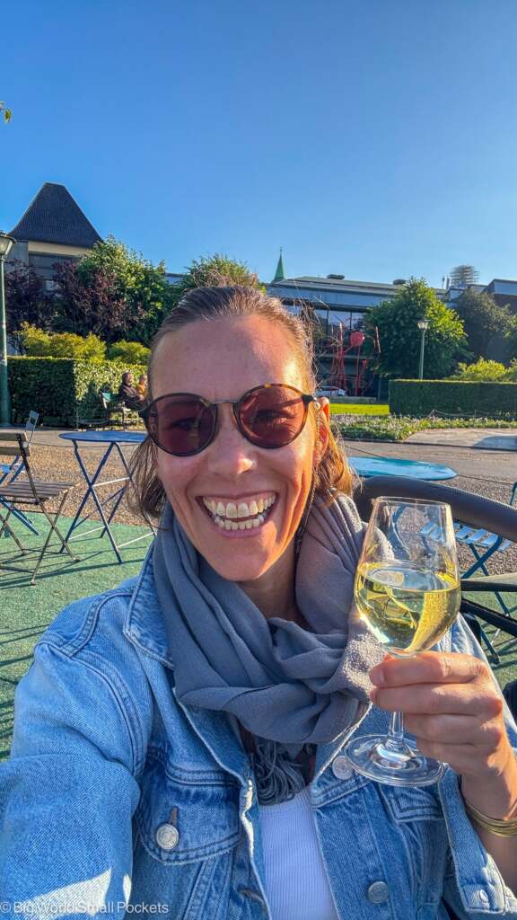 Norway, Bergen, Me with Wine
