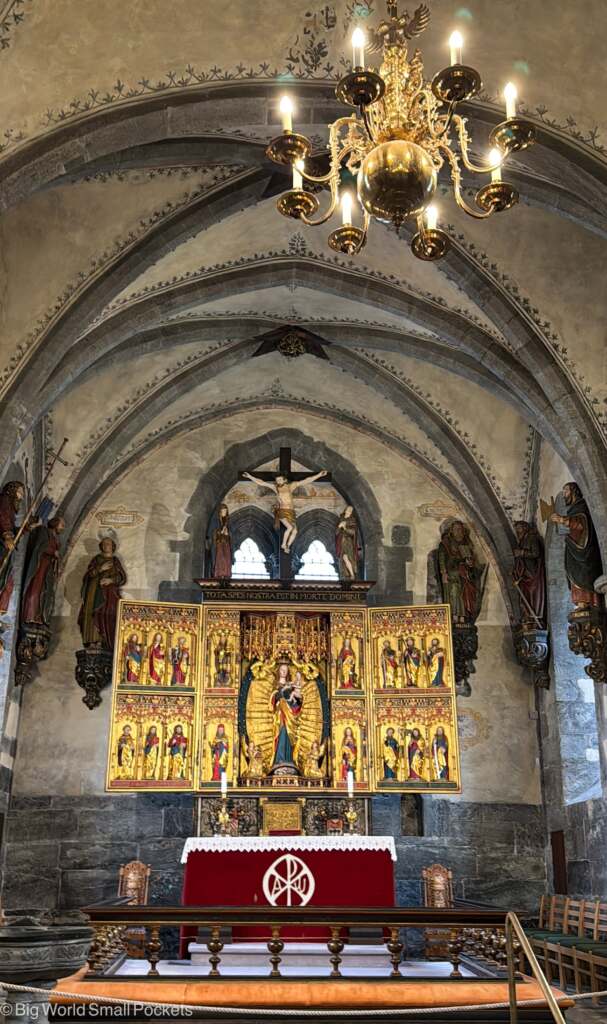 Norway, Bergen, St Marys Church Interior