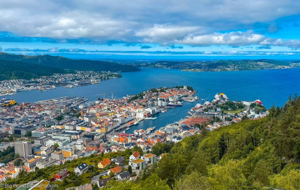 Norway, Bergen, Viewpoint