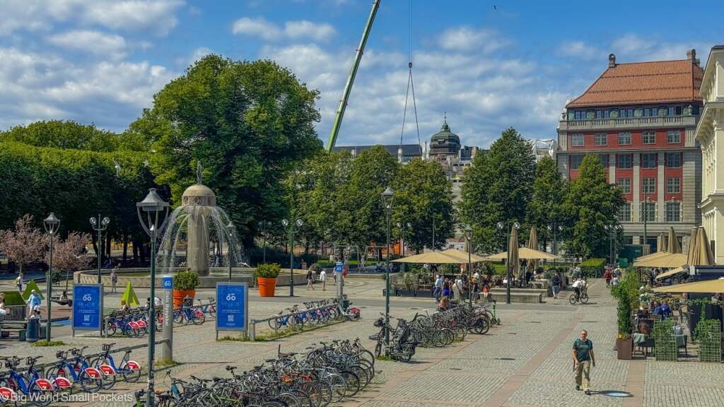 Norway, Oslo, Square