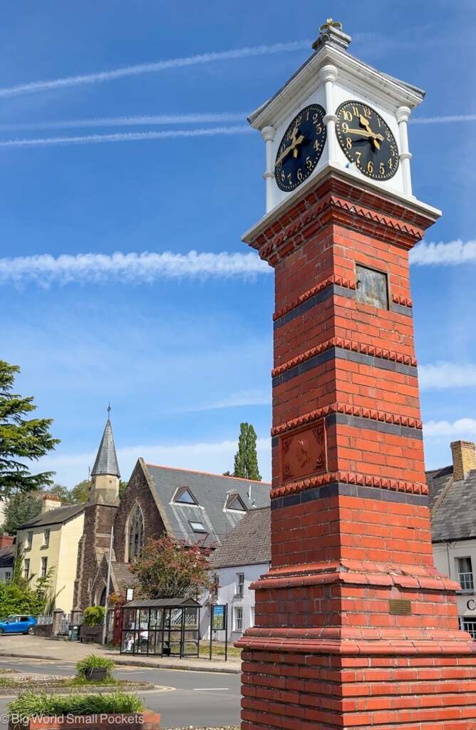 Wales, Usk, Clock Tower