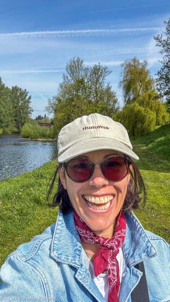 Wales, Usk, Me by River