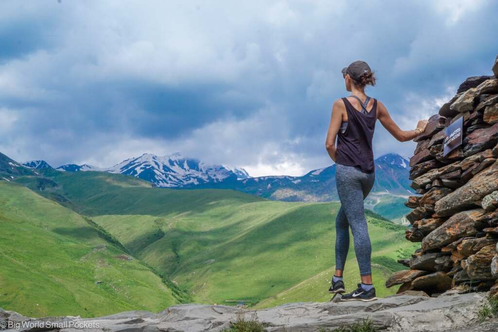 Georgia, Kazbegi, Me Hiking