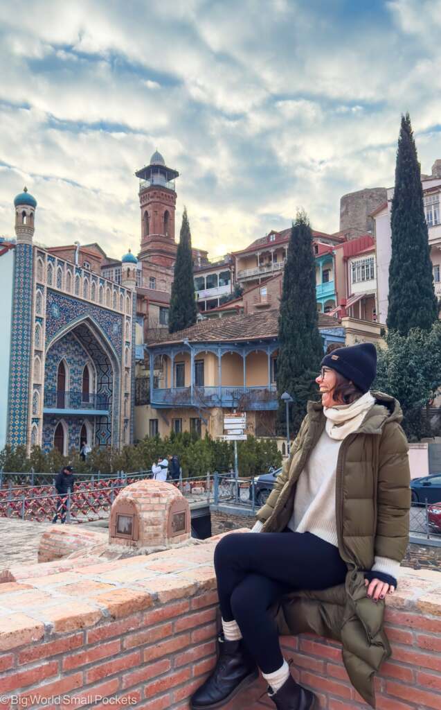 Georgia, Tbilisi, Me in Front of Orbeliani