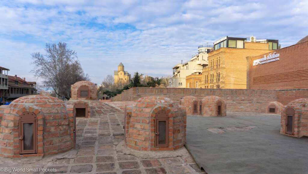 Georgia, Tbilisi, Sulphur Bath Brick Domes