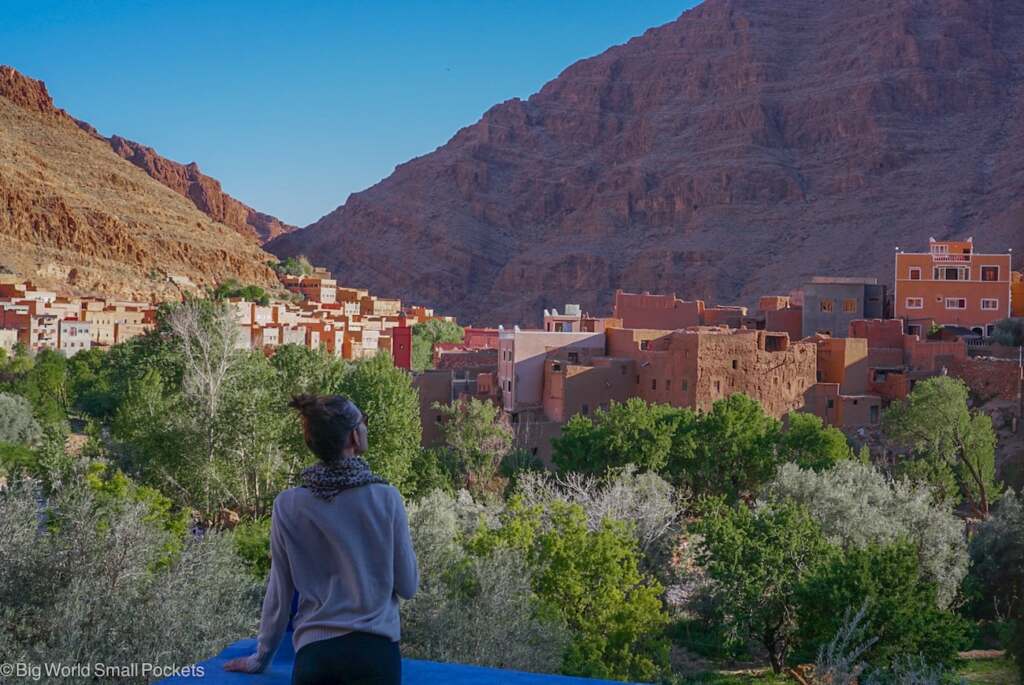 Morocco, Todra Gorge, Me by Palmerie