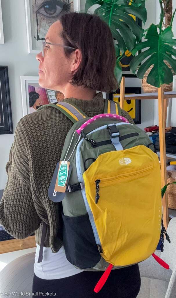 BAGSMART Faro Light Backpack, Me with Bag