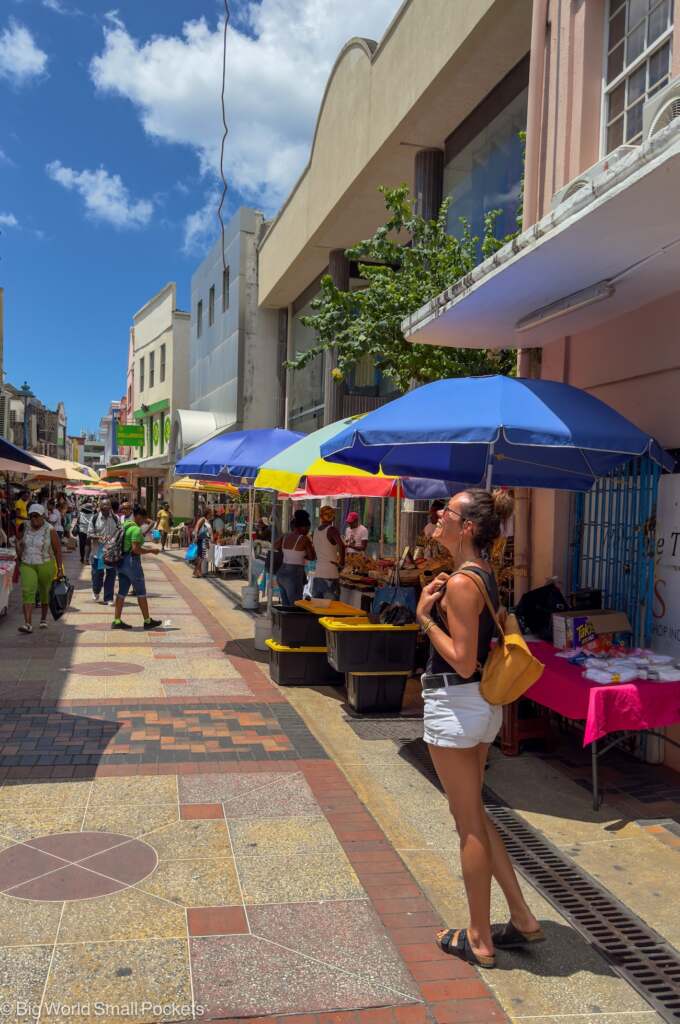 Barbados, Bridgetown, Me Walking