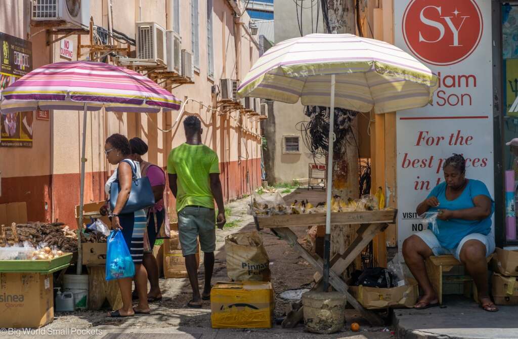 Barbados, Bridgetown, Stalls