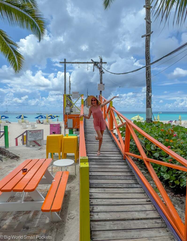 Barbados, The Boatyard, Me on Bridge