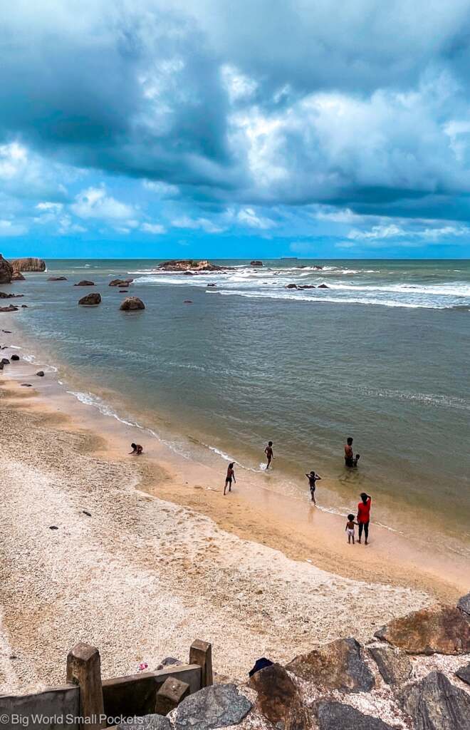 Sri Lanka, Galle, Beach and Ocean