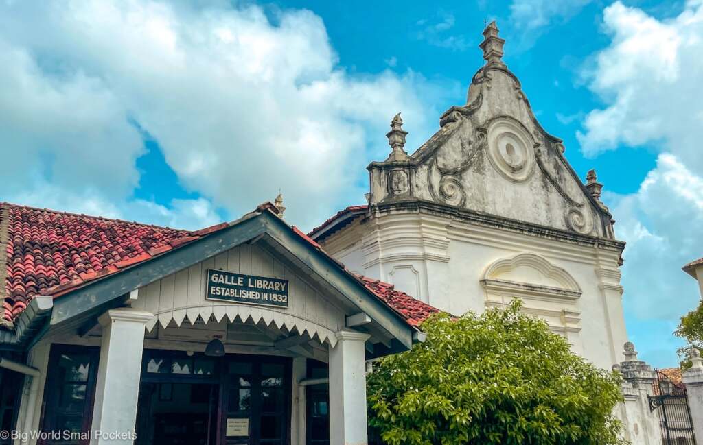 Sri Lanka, Galle, Library