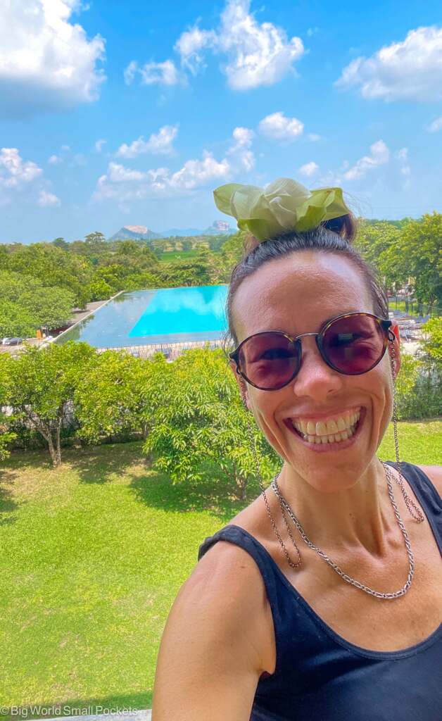 Sri Lanka, Hotel, Me in Sun