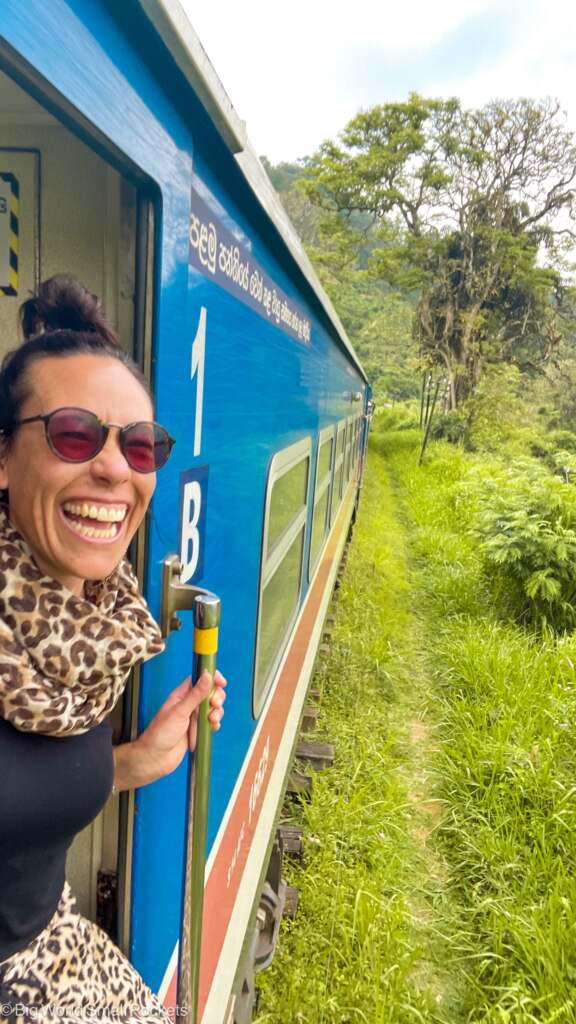 Sri Lanka, Railway. Me in Train Carriage