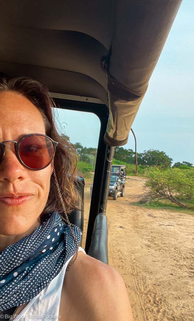 Sri Lanka, Safari, Me in Safari Jeep