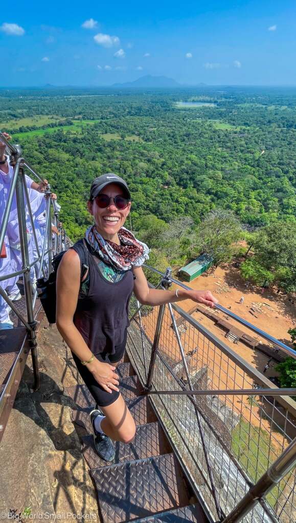 Sri Lanka, Sigiriya, Me Climbing