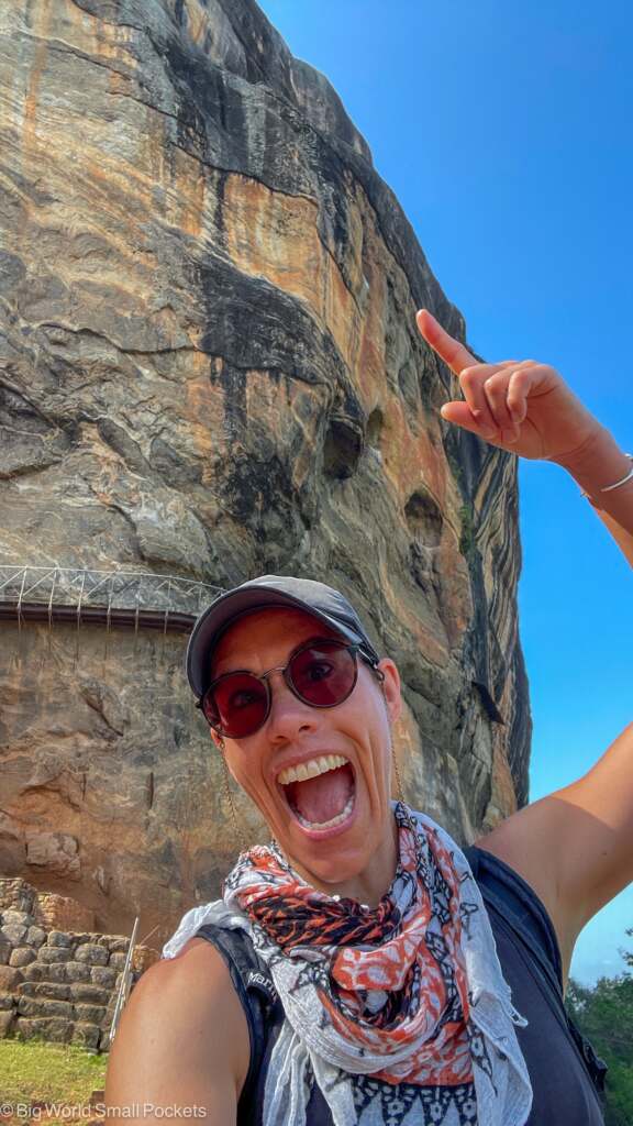 Sri Lanka, Sigiriya, Me at Bottom