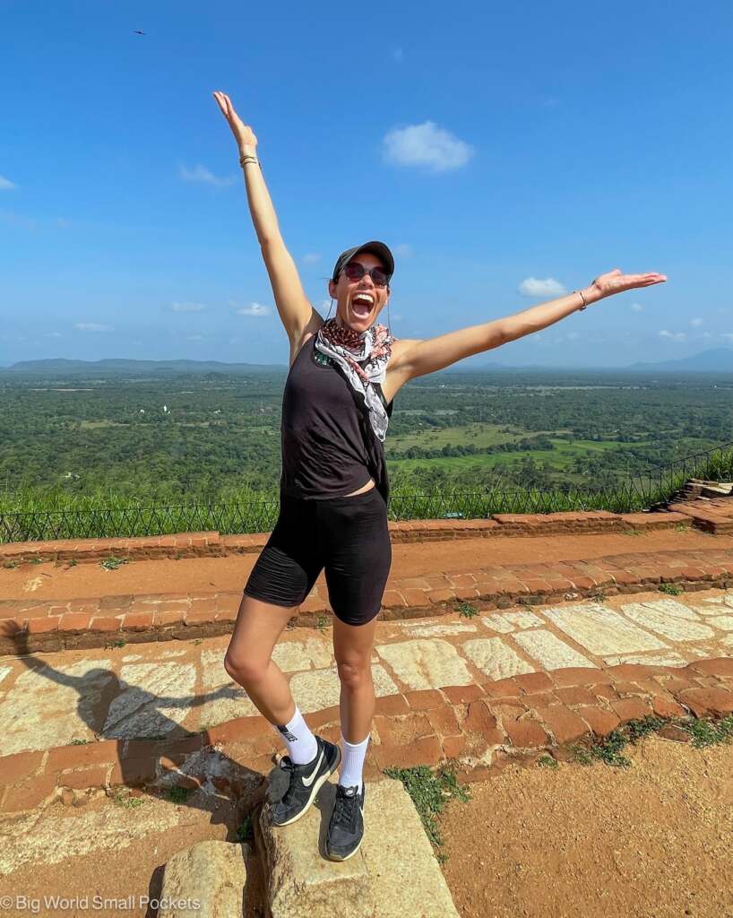 Sri Lanka, Sigiriya, Me at Top