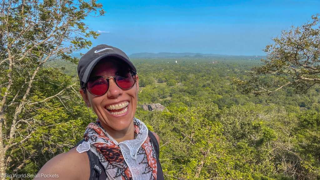 Sri Lanka, Sigiriya, Me with View